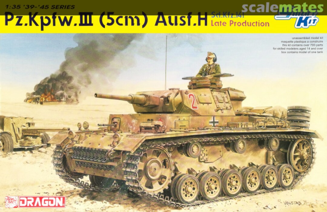 Boxart Pz.Kpfw.III (5cm) Ausf.H late (Tp) 6642 Dragon