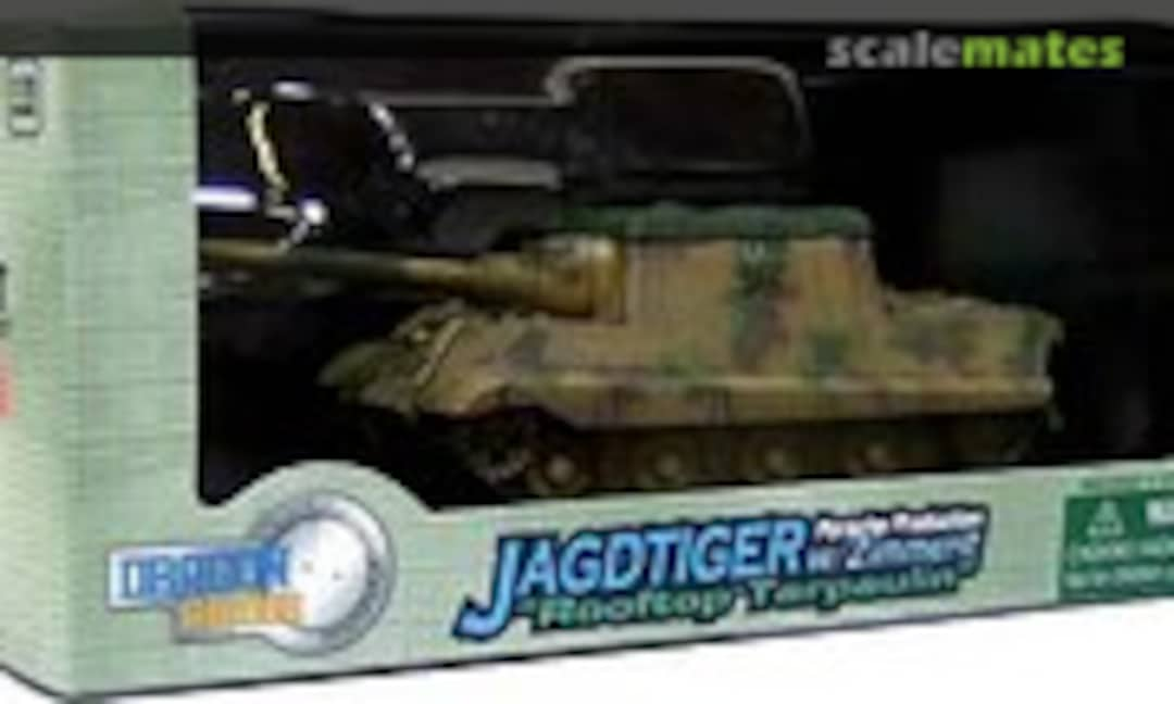 1:72 Jagdtiger Porsche Production w/Zimmerit, &quot;Rooftop Tarpaulin&quot; (Dragon Armor 60264)