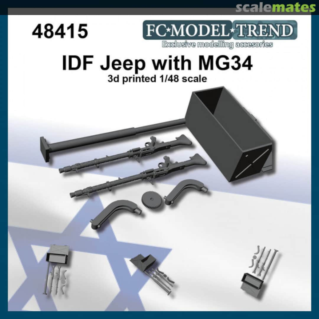 Boxart IDF Jeep with MG34 48415 FC Model Trend