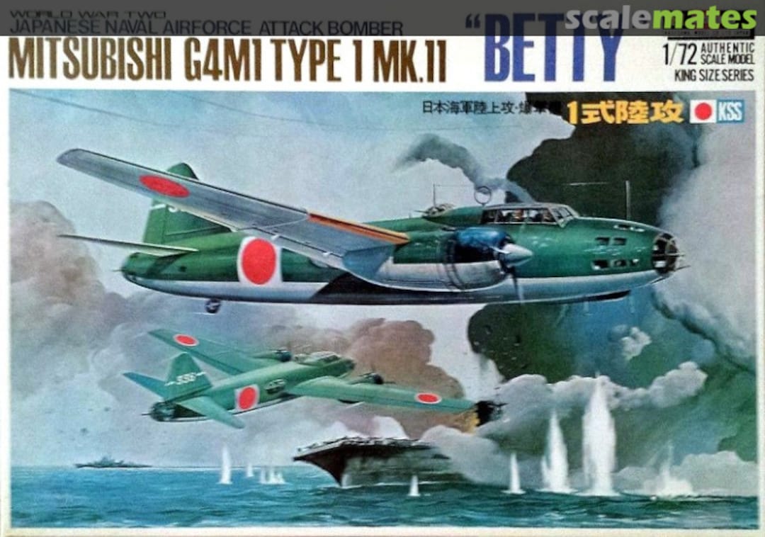 Boxart Mitsubishi G4M1 Type 1 Mk.11 "Betty" JS-24 Hasegawa