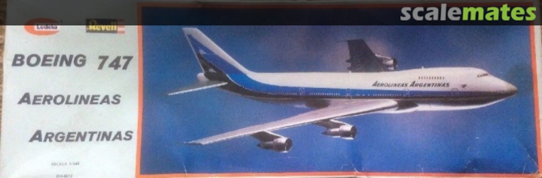 Boxart Boeing 747 Aerolineas Argentinas RH-4513 Revell/Lodela