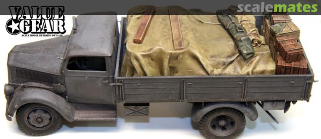 Boxart WWII Opel Blitz & German Cargo Truck Load Set #3 (5pcs) GOB03 Value Gear