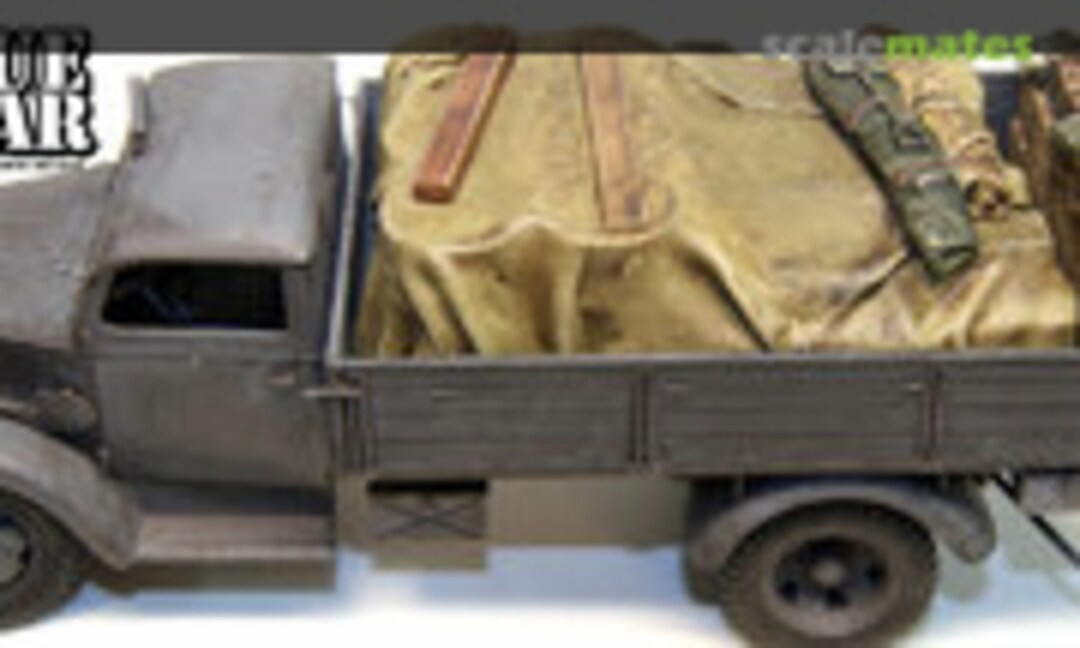 1:35 WWII Opel Blitz &amp; German Cargo Truck Load Set #3 (5pcs) (Value Gear GOB03)