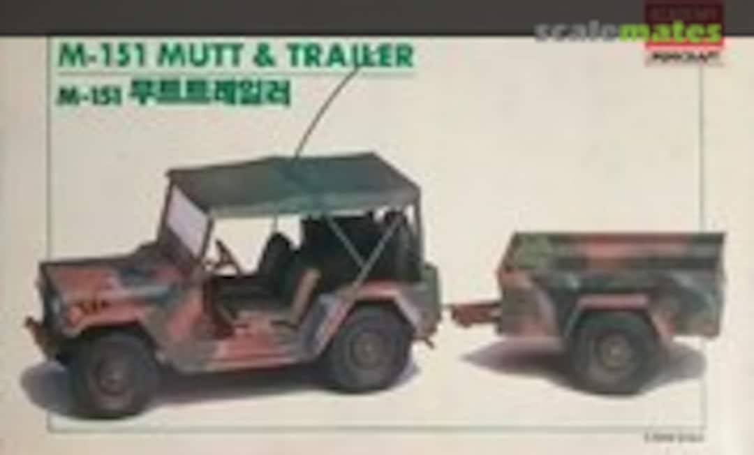 1:35 M-151 MUTT &amp; Trailer (Academy/Minicraft 1326)