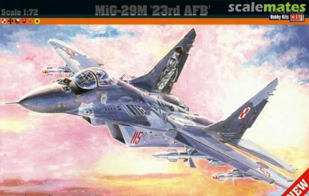 Boxart MiG-29M '23rd AFB' D-22 MisterCraft