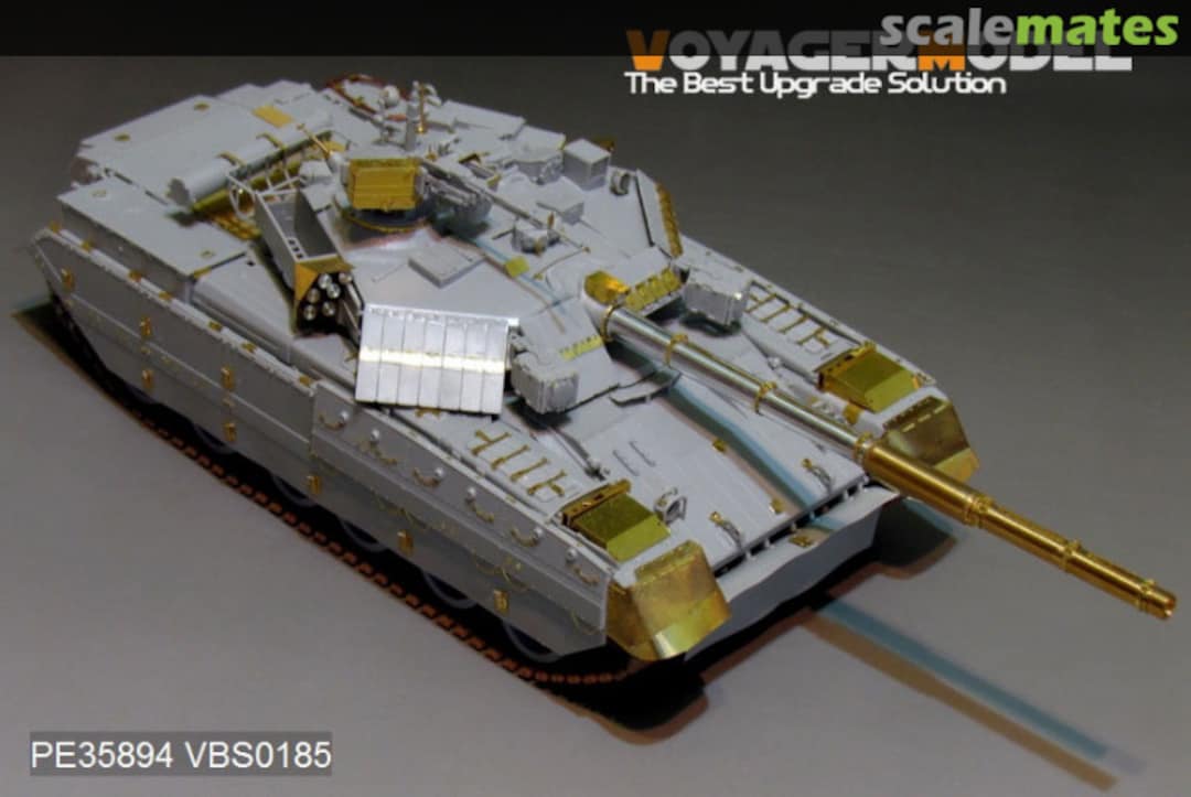 Boxart Modern Ukrainan T-84 Main Battle Tank（smoke discharger include） PE35894 Voyager Model