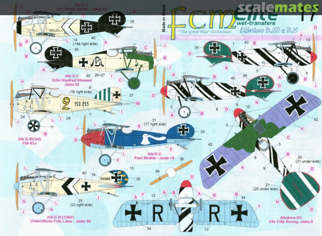 Boxart Albatros D.III & D.V 48-17 FCM