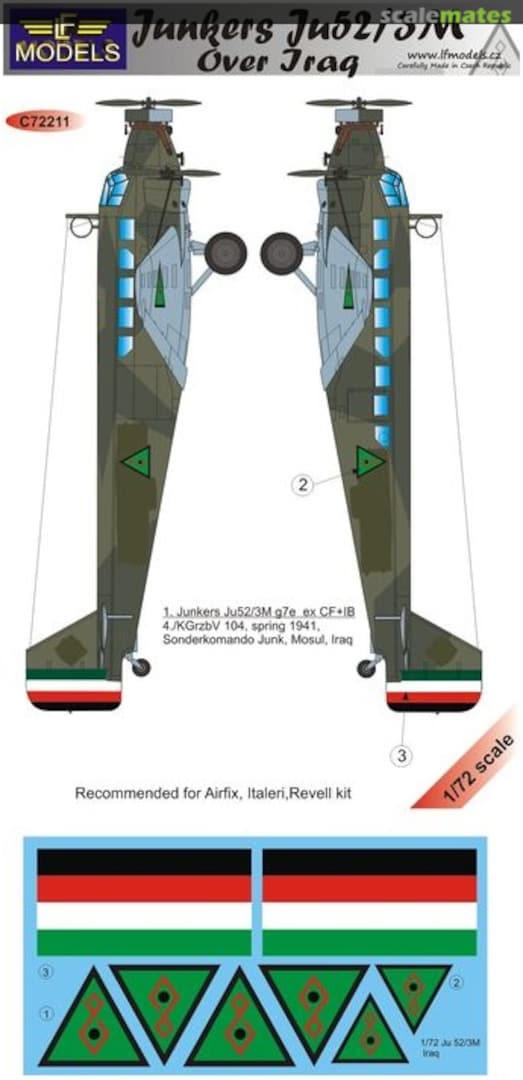 Boxart Junkers Ju.52/3m over Iraq C72211 LF Models