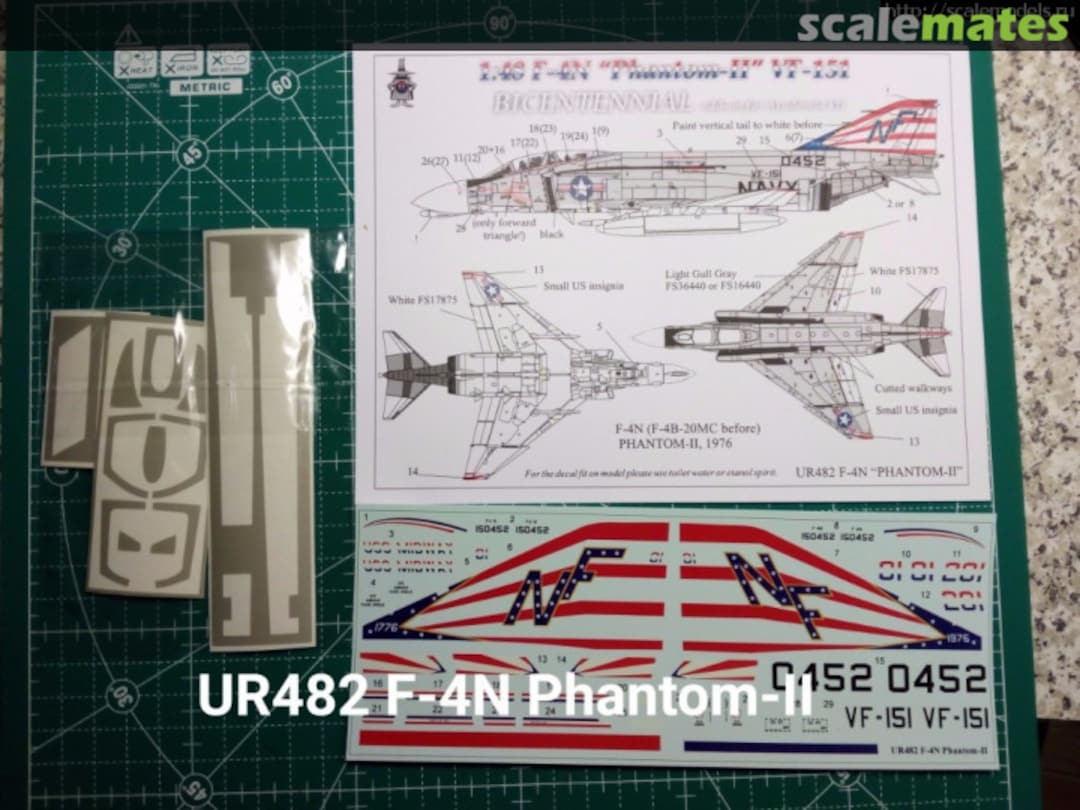 Boxart F-4N Phantom-II VF-151 Bicentennial UR482 UpRise