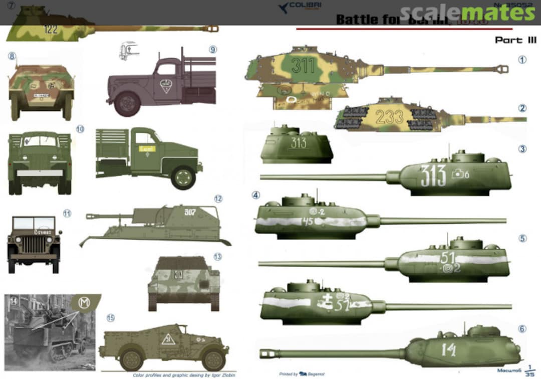 Boxart Battle for Berlin, 1945 35052 Colibri Decals