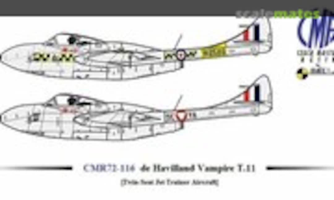 1:72 de Havilland Vampire T.11 (CMR CMR72-116)