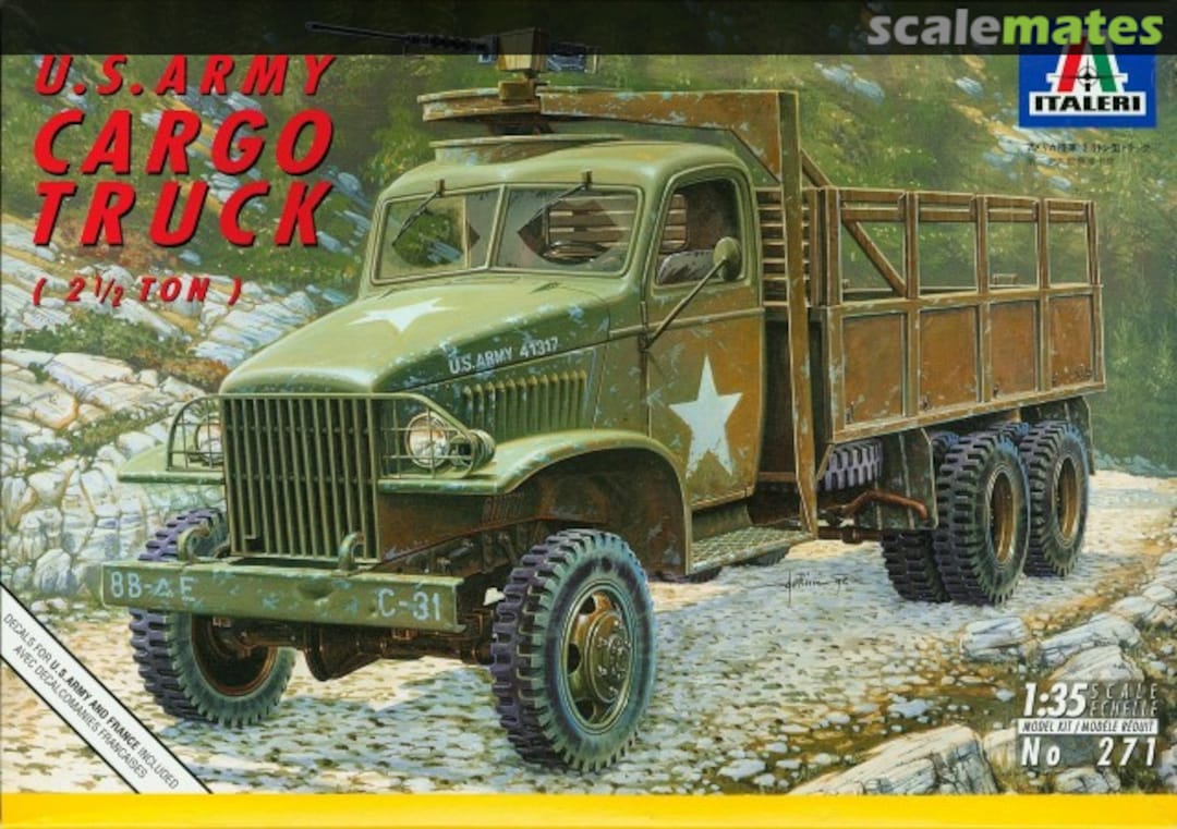 Boxart U.S.Army Cargo Truck (2 1/2 Ton) 271 Italeri