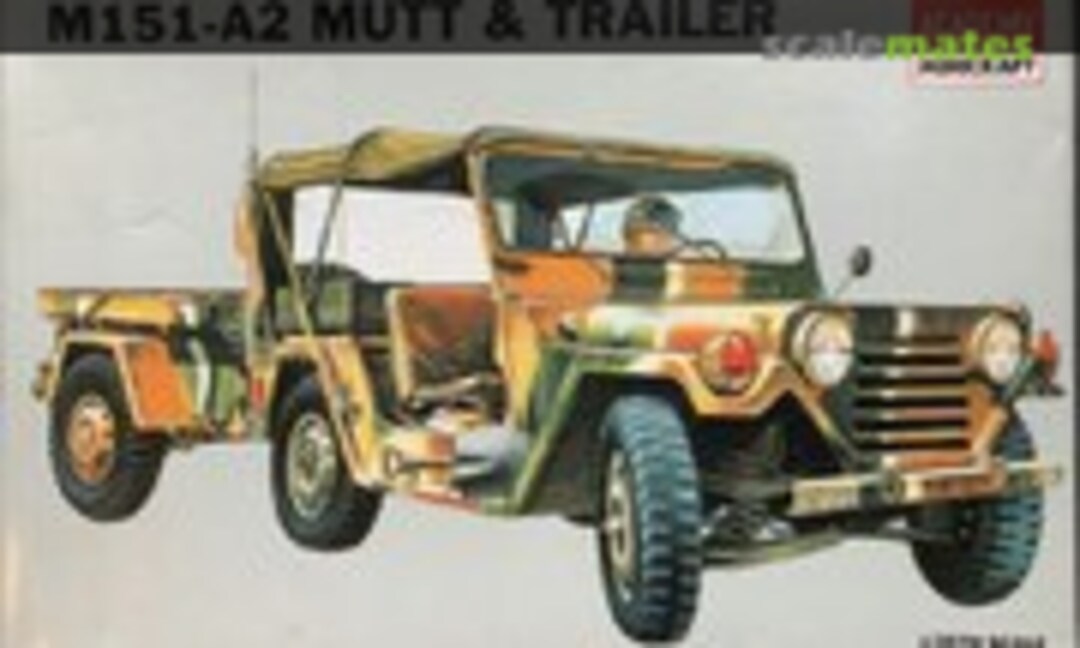 1:35 M151-A2 MUTT &amp; Trailer (Academy/Minicraft 1326)