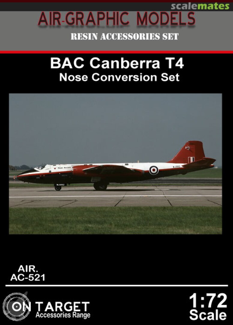 Boxart BAC Canberra T4 Nose Conversion Set AIR.AC-521 Air-Graphic Models