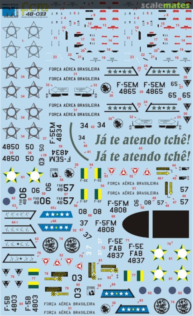 Boxart F-5E / F - Brazilian Tigers, part 1 48-33 FCM