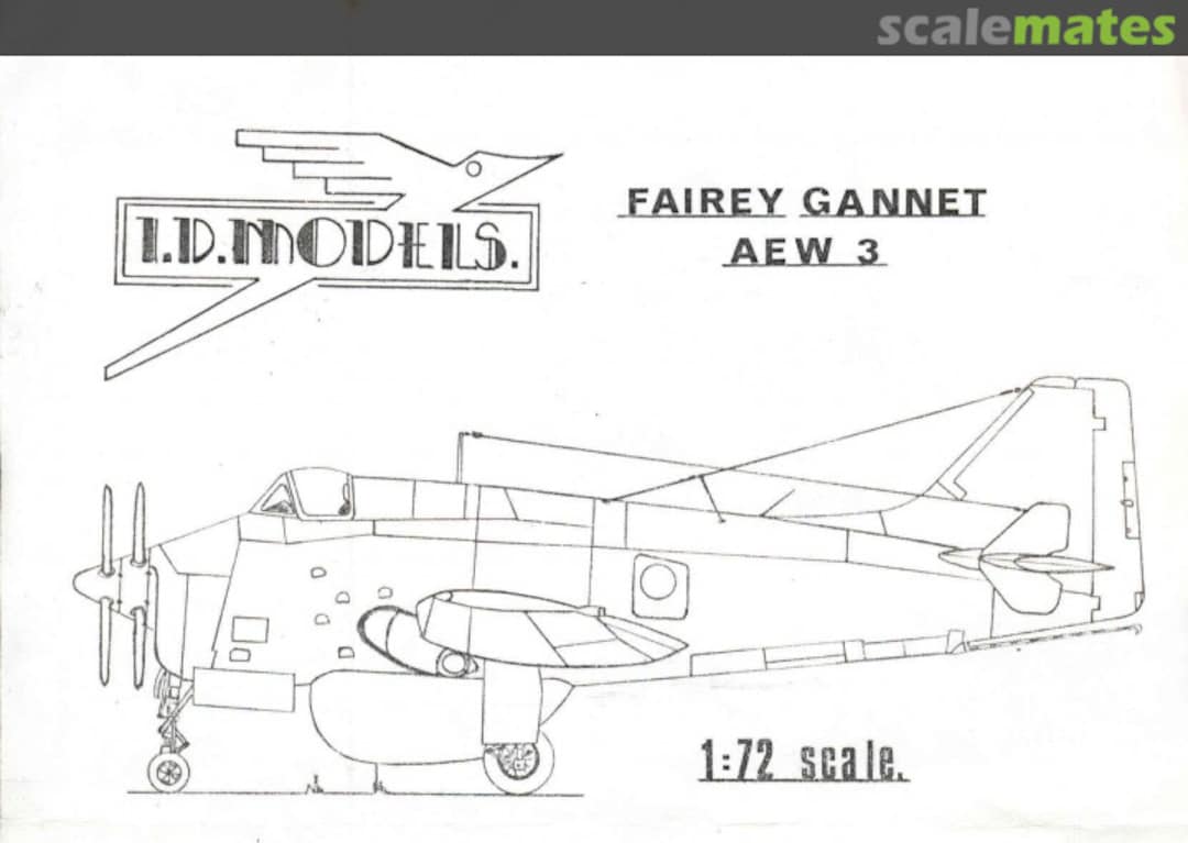 Boxart Fairey Gannet AEW 3 7203 ID Models