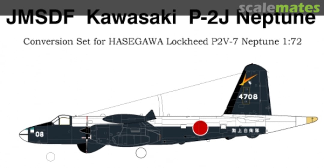 Boxart JMSDF Kawasaki P-2J Neptune NMC72002 North Wing Model Craft