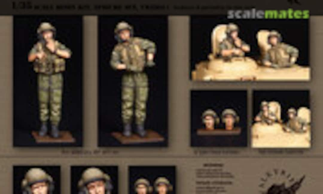 1:35 Modern IDF Tank Crew (In Lebanon War-1980 Era) (Valkyrie Miniature VM35011)