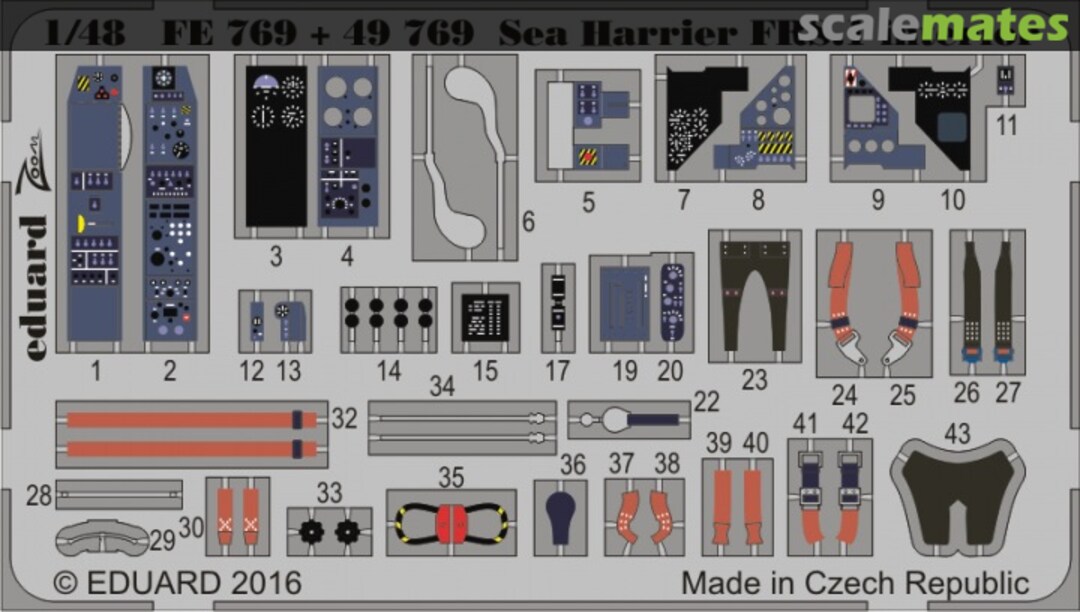 Boxart Sea Harrier FRS.1 interior 49769 Eduard