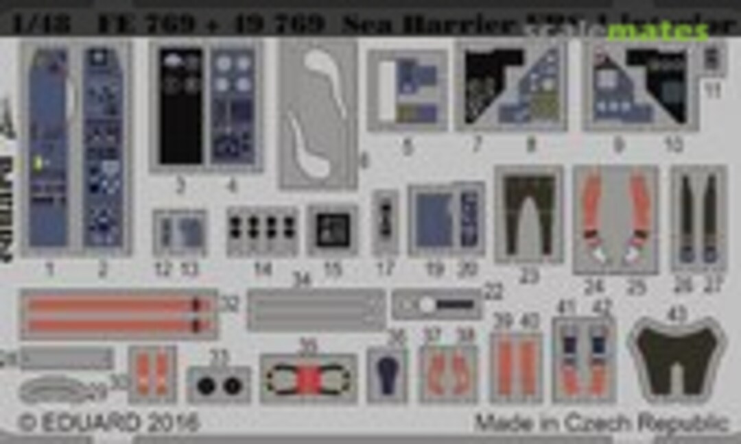 1:48 Sea Harrier FRS.1 interior (Eduard 49769)