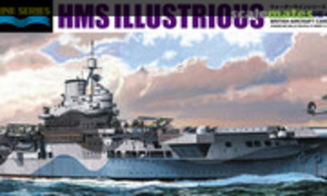 1:700 British Aircraft Carrier HMS Illustrious (Aoshima 051047)