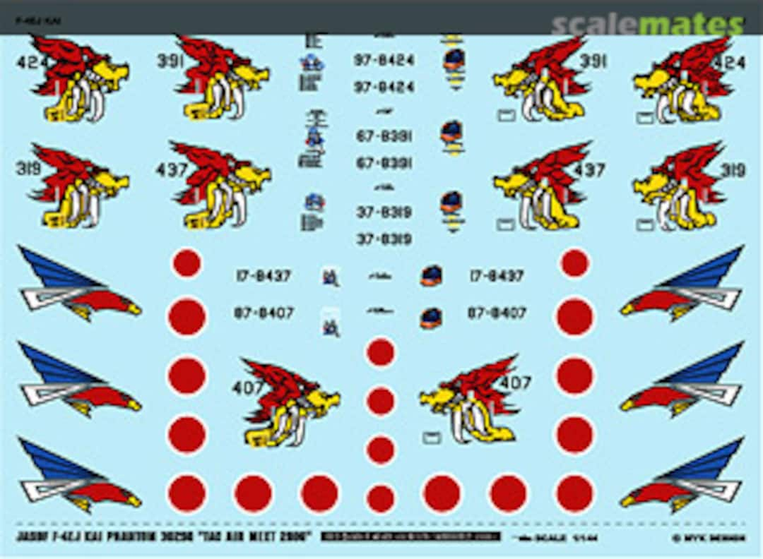 Boxart JASDF Mitsubishi F-4EJ Kai Phantom II A-414 MYK Design