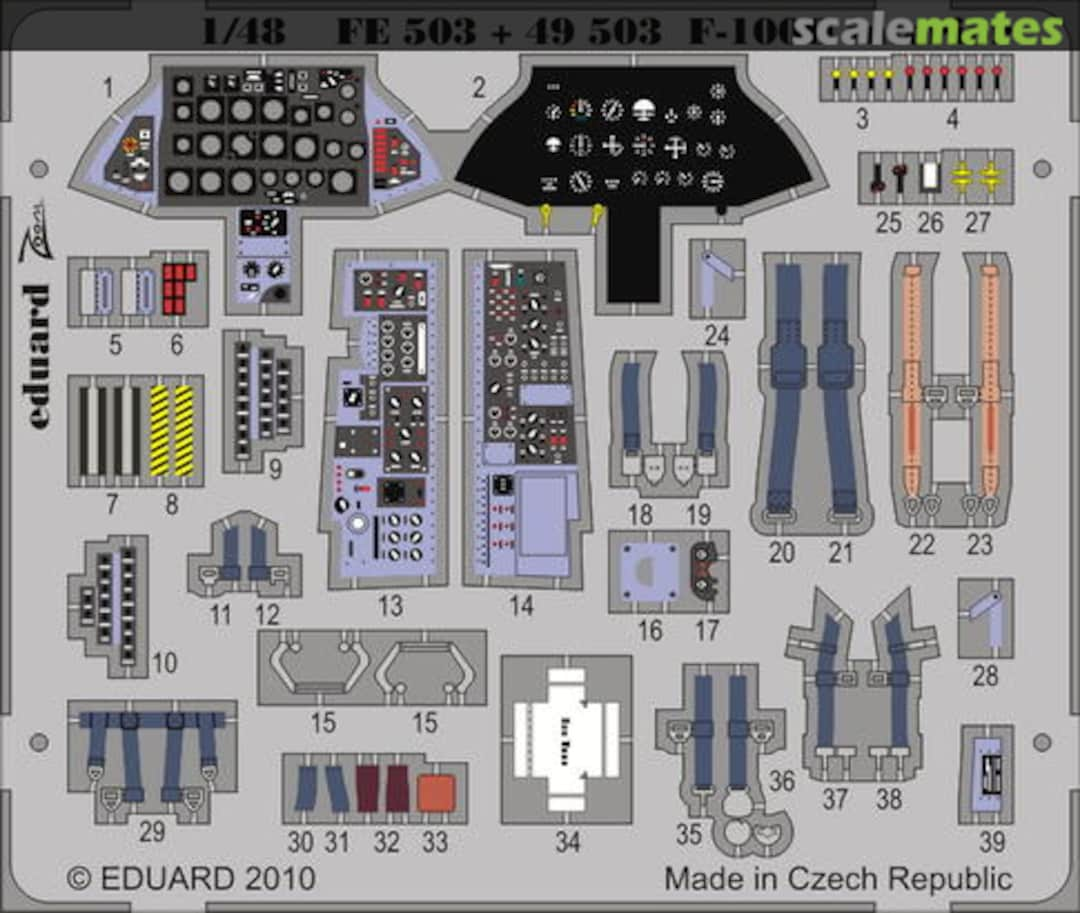 Boxart F-100D interior FE503 Eduard