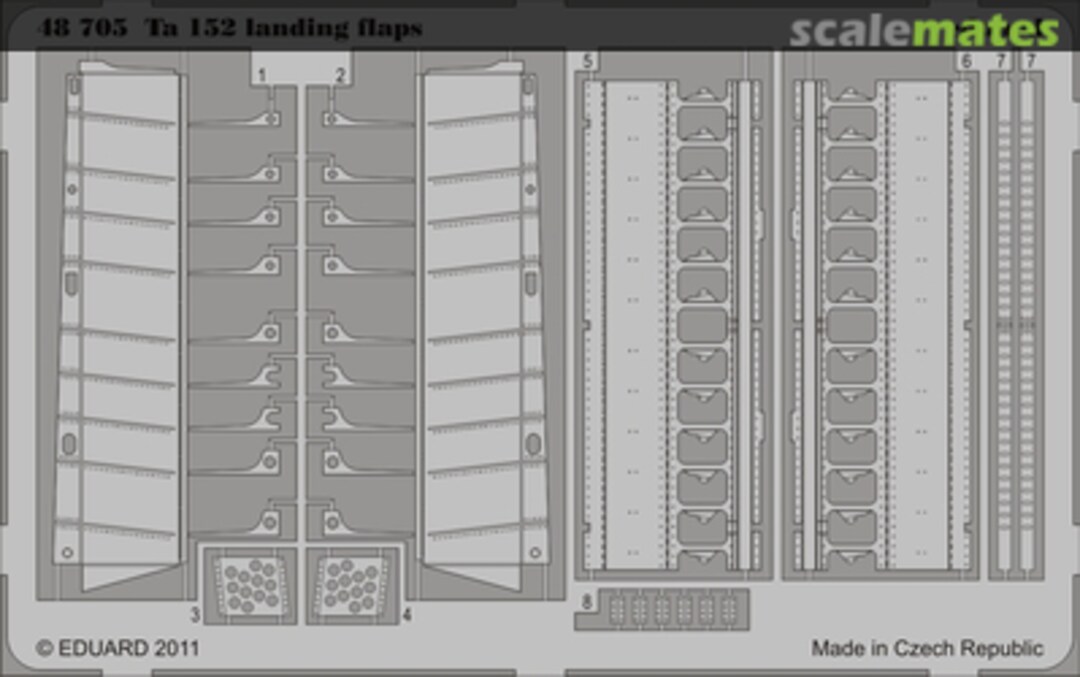 Boxart Focke-Wulf Ta 152 - PE Landing Flaps 48705 Eduard