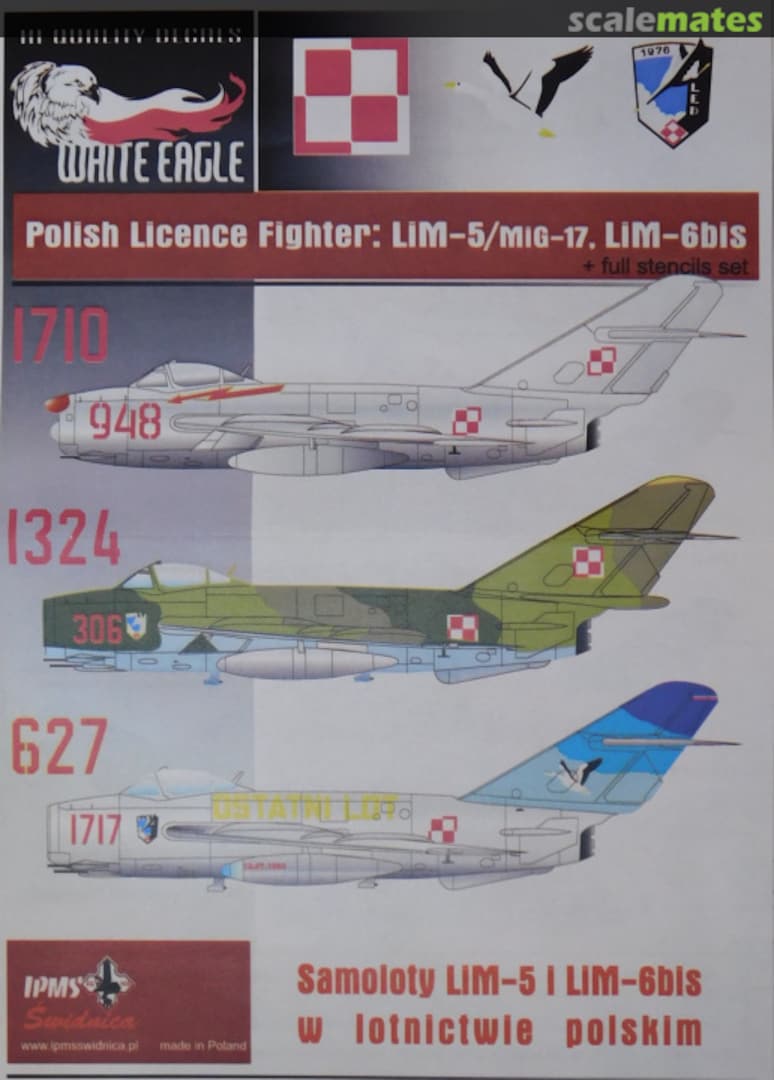 Boxart Polish Licence Fighter: Lim-5/MiG-17, Lim-6bis 72011 White Eagle