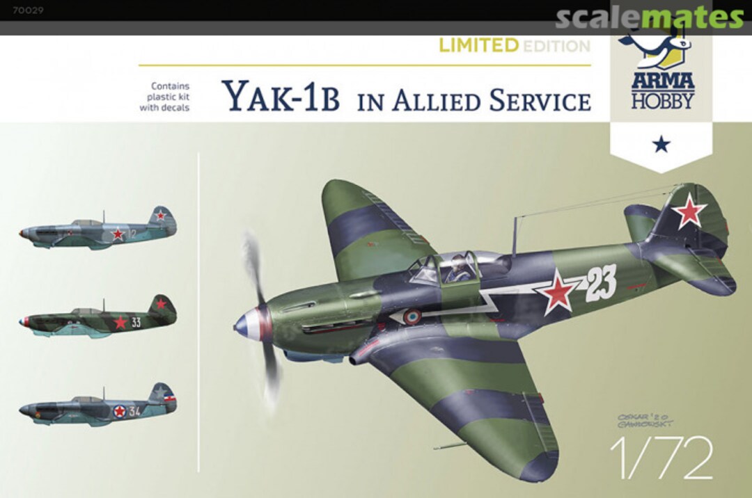 Boxart Yak-1b 70029 Arma Hobby