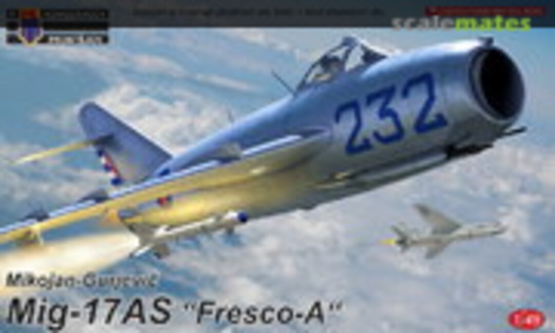 1:48 Mikoyan MiG-17AS 'Fresco-A' (Kovozávody Prostějov KPM4825)