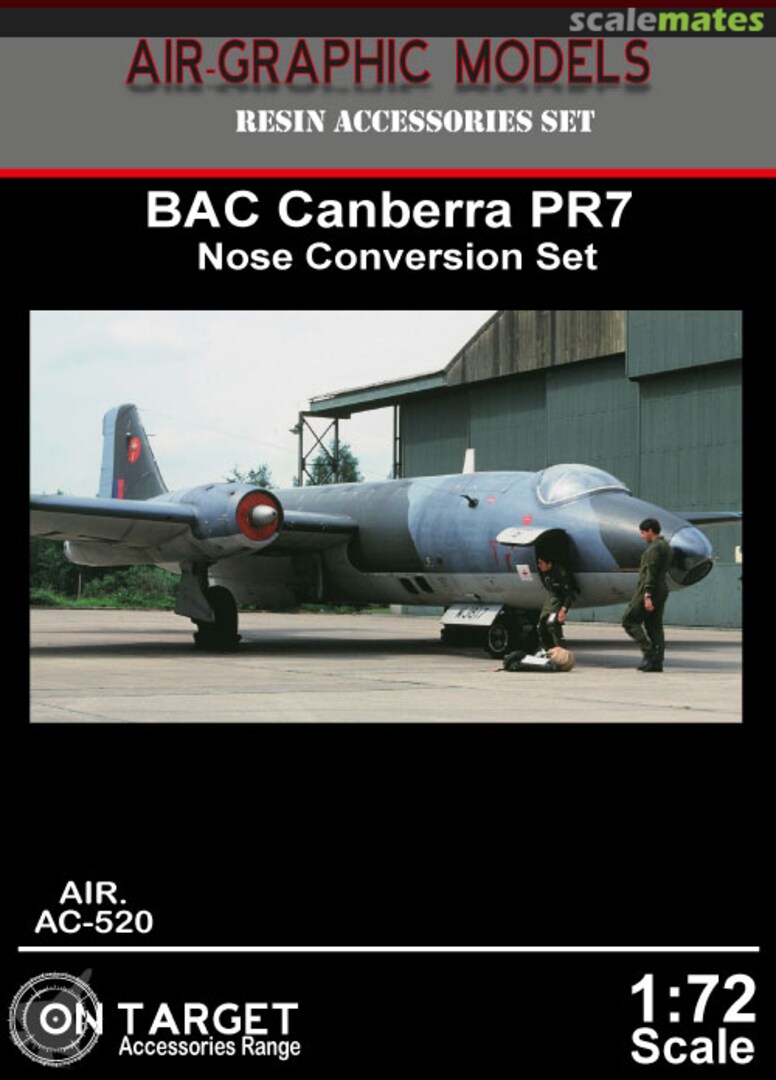 Boxart BAC Canberra PR7 Nose Conversion Set AIR.AC-520 Air-Graphic Models