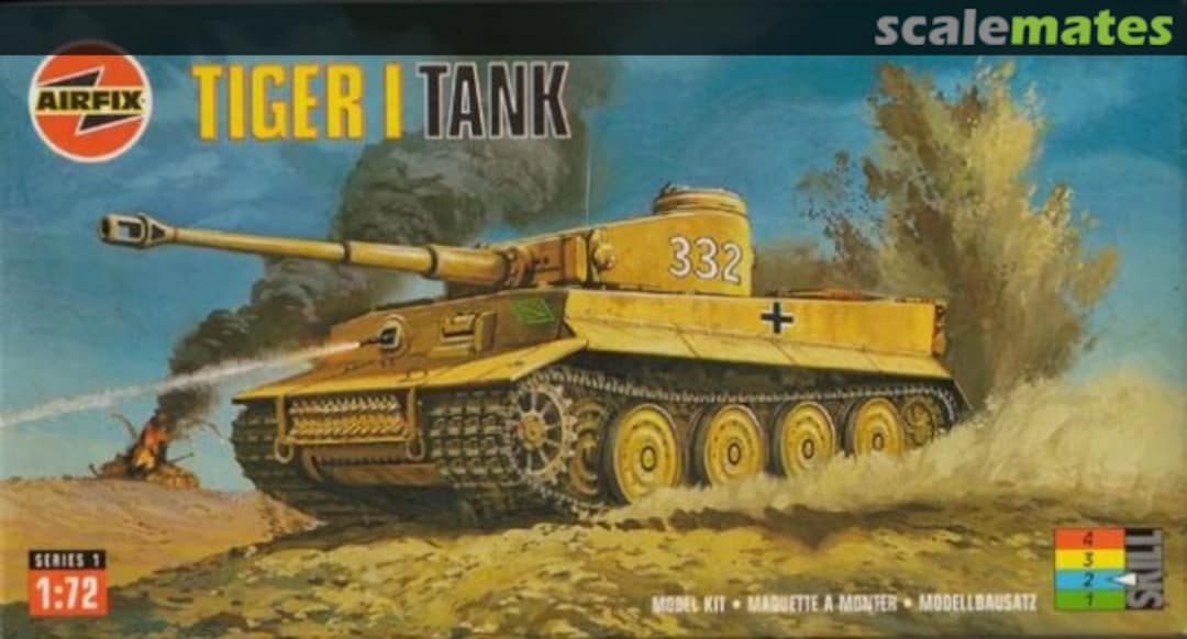 Boxart Tiger I Tank 01308 Airfix