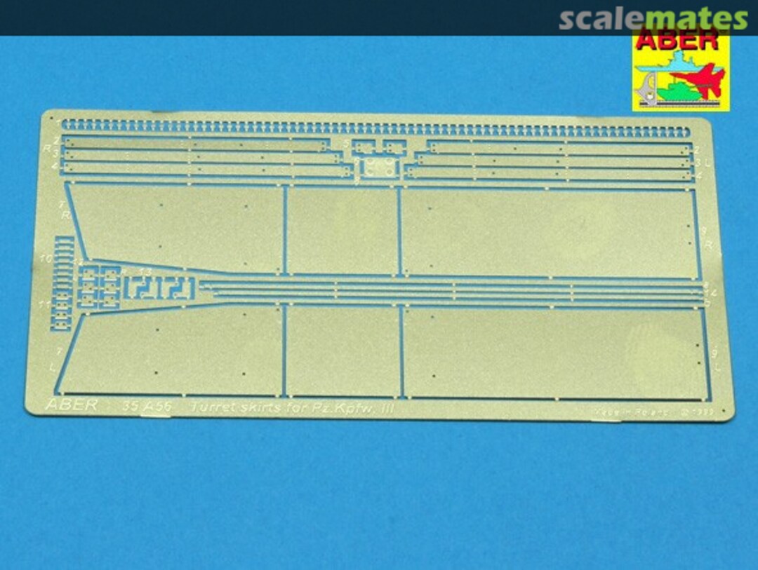 Contents Turret Skirts for Pz.Kpfw. III 35A056 Aber