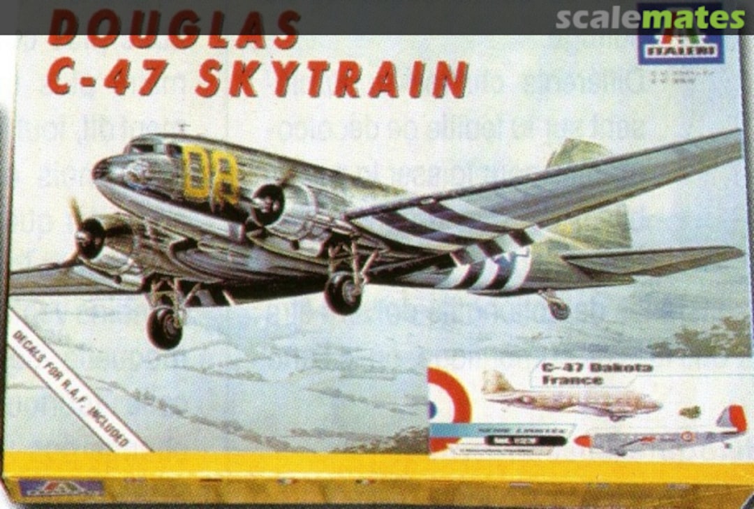 Boxart Douglas C-47 Skytrain I127F Italeri