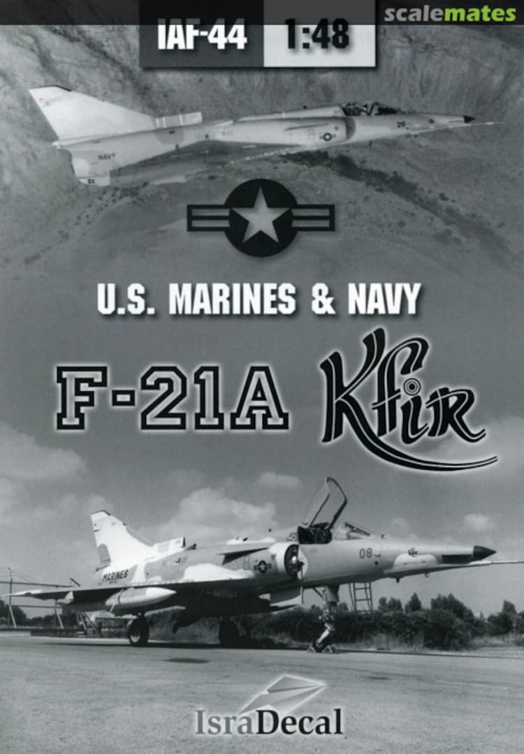 Boxart F-21A Kfir IAF-44 IsraDecal Studio