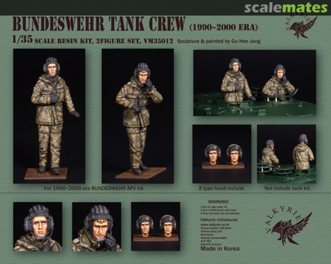 Boxart Bundeswehr Tank Crew (1990~2000 Era) VM35012 Valkyrie Miniature