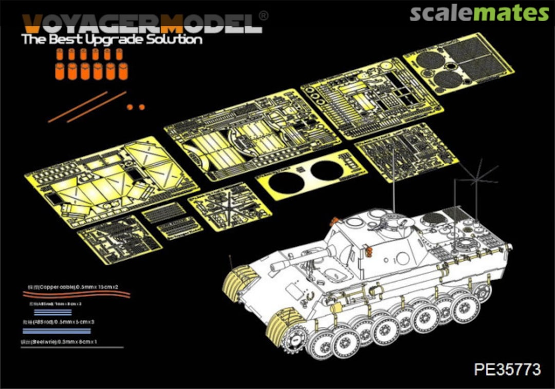 Contents Pz.Beob.Wg.V Ausf.D Basic Set PE35773 Voyager Model