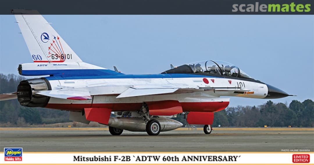 Boxart Mitsubishi F-2B `ADTW 60th Anniversary´ 07435 Hasegawa