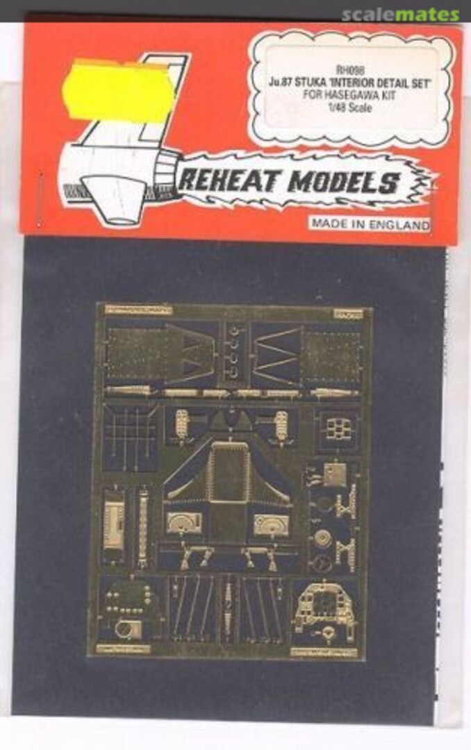 Boxart Ju87 B-2 Stuka Interior Detail Set RH098 Reheat Models