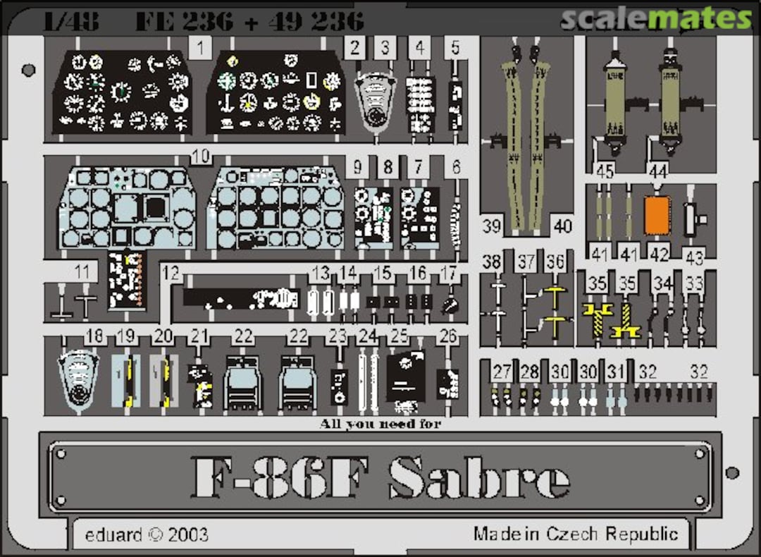 Boxart F-86F Sabre 49236 Eduard