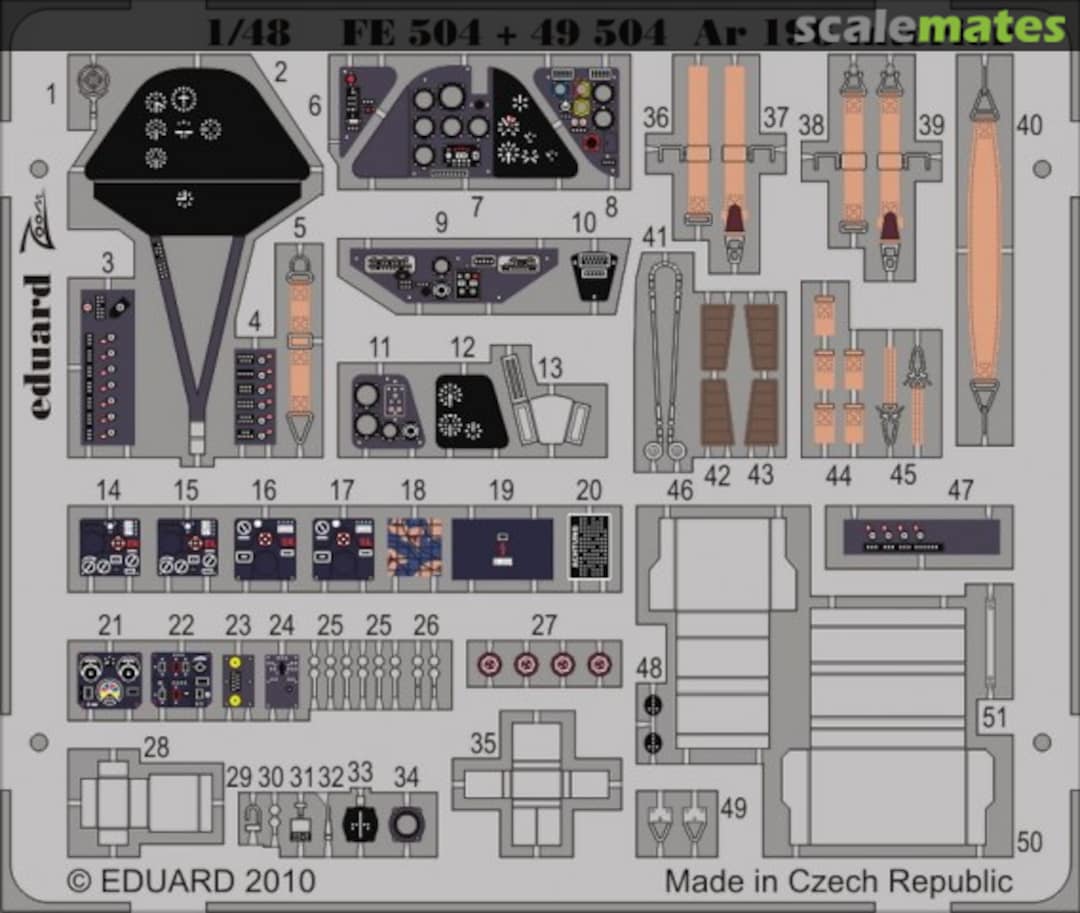 Boxart Ar 196 interior FE504 Eduard