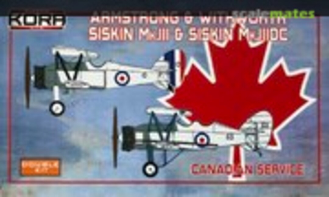 1:72 Armstrong &amp; Withworth Siskin Mk.III &amp; Siskin MK.IIIDC (Kora Models 72116)