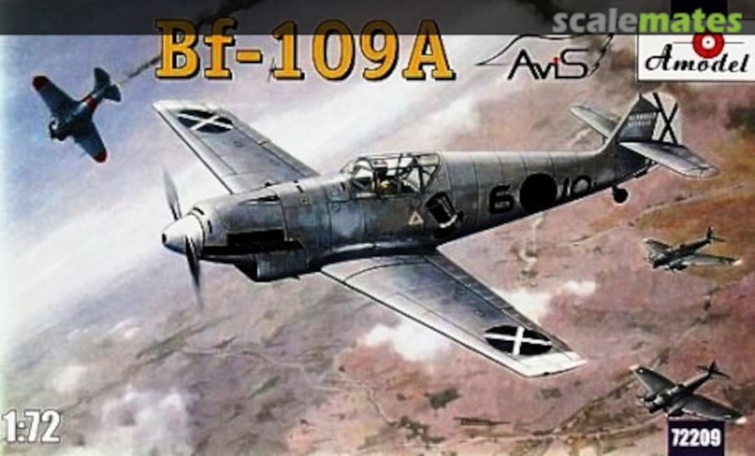 Boxart Bf-109A 72209 Amodel