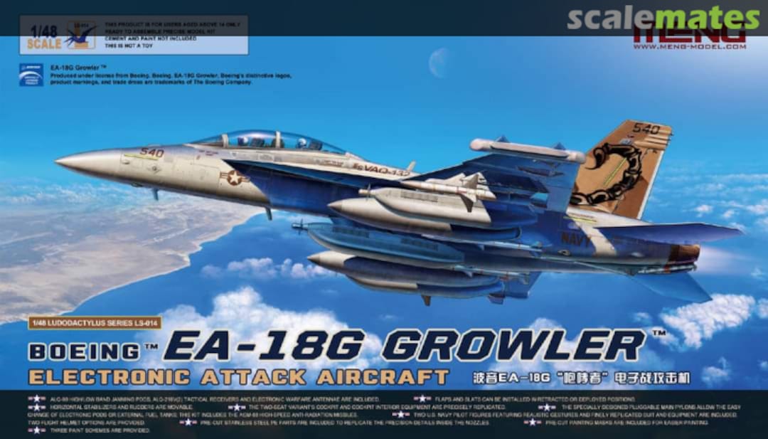 Boxart EA-18G Growler LS-014 Meng Model