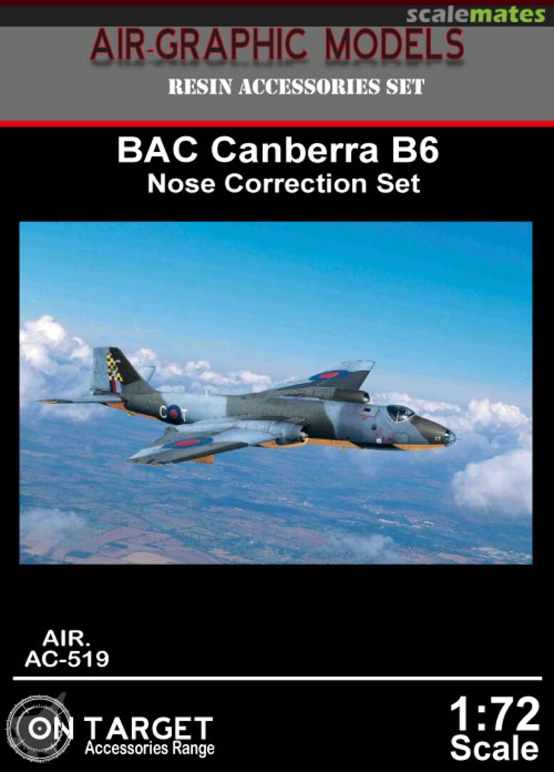 Boxart BAC Canberra B6 Nose Conversion Set AIR.AC-519 Air-Graphic Models