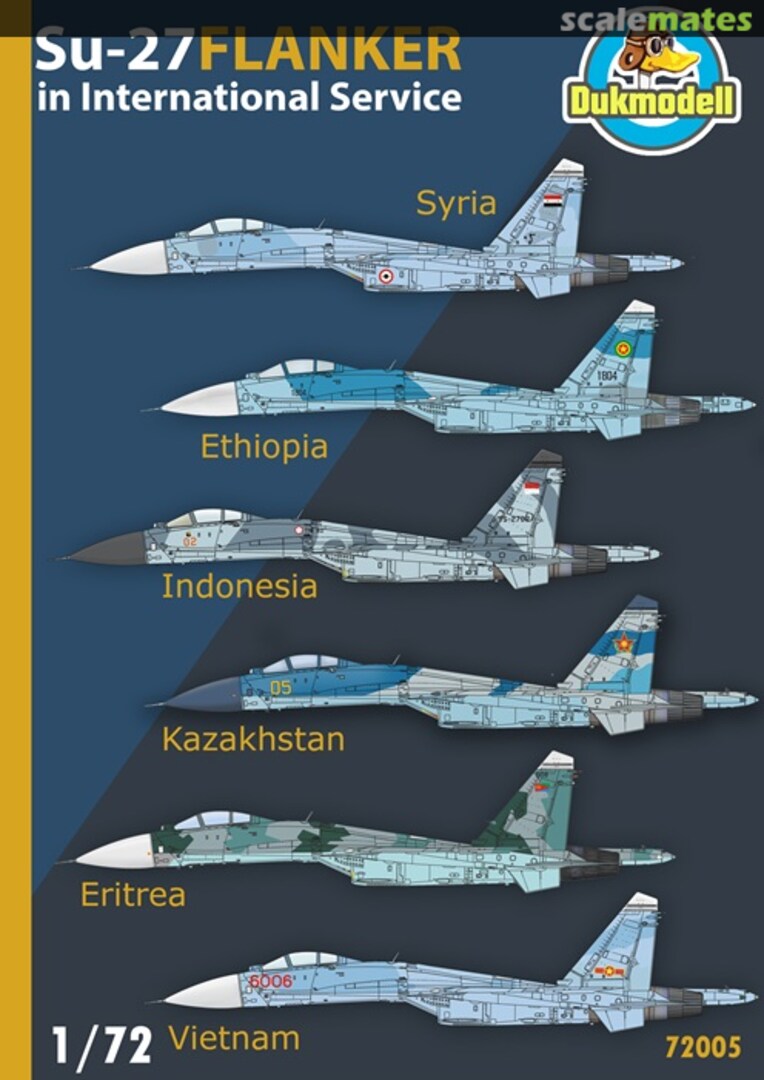 Boxart Su-27 FLANKER in International Service D72005 Dukmodell