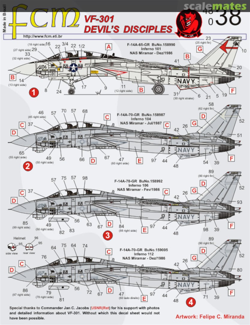 Boxart VF-301 Devil's Disciples 48-038 FCM