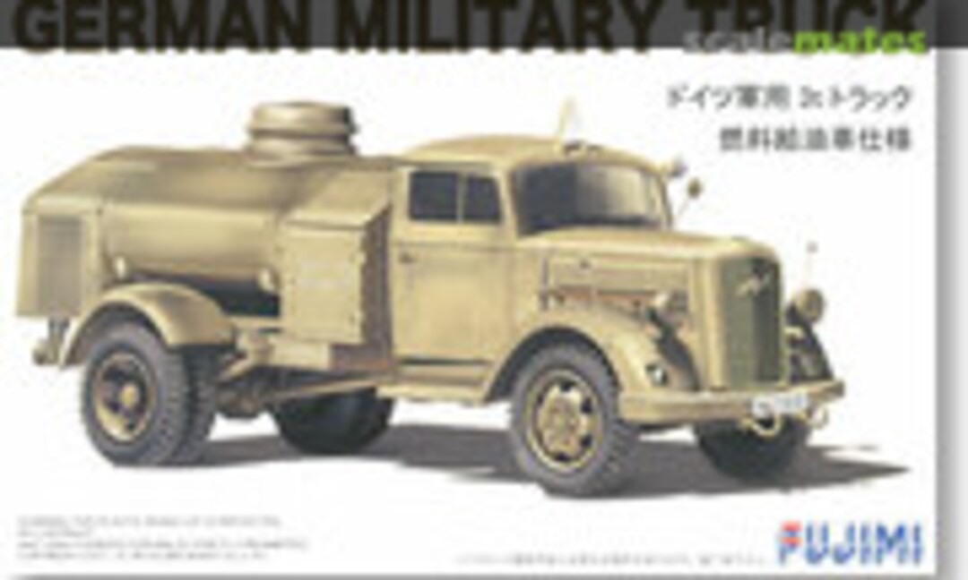 German Military Truck Vehicle Fuel Oil Type (Fujimi 72232)