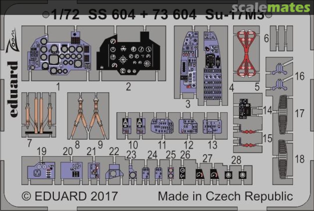 Boxart Su-17M3 SS604 Eduard